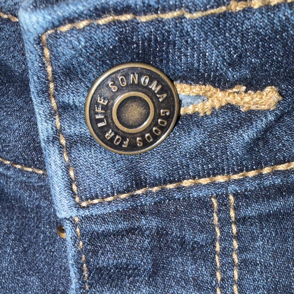 Sonoma Dark Blue Curvy Bootcut Jeans Women’s Plus Size 24W EUC #100 - Picture 7 of 13